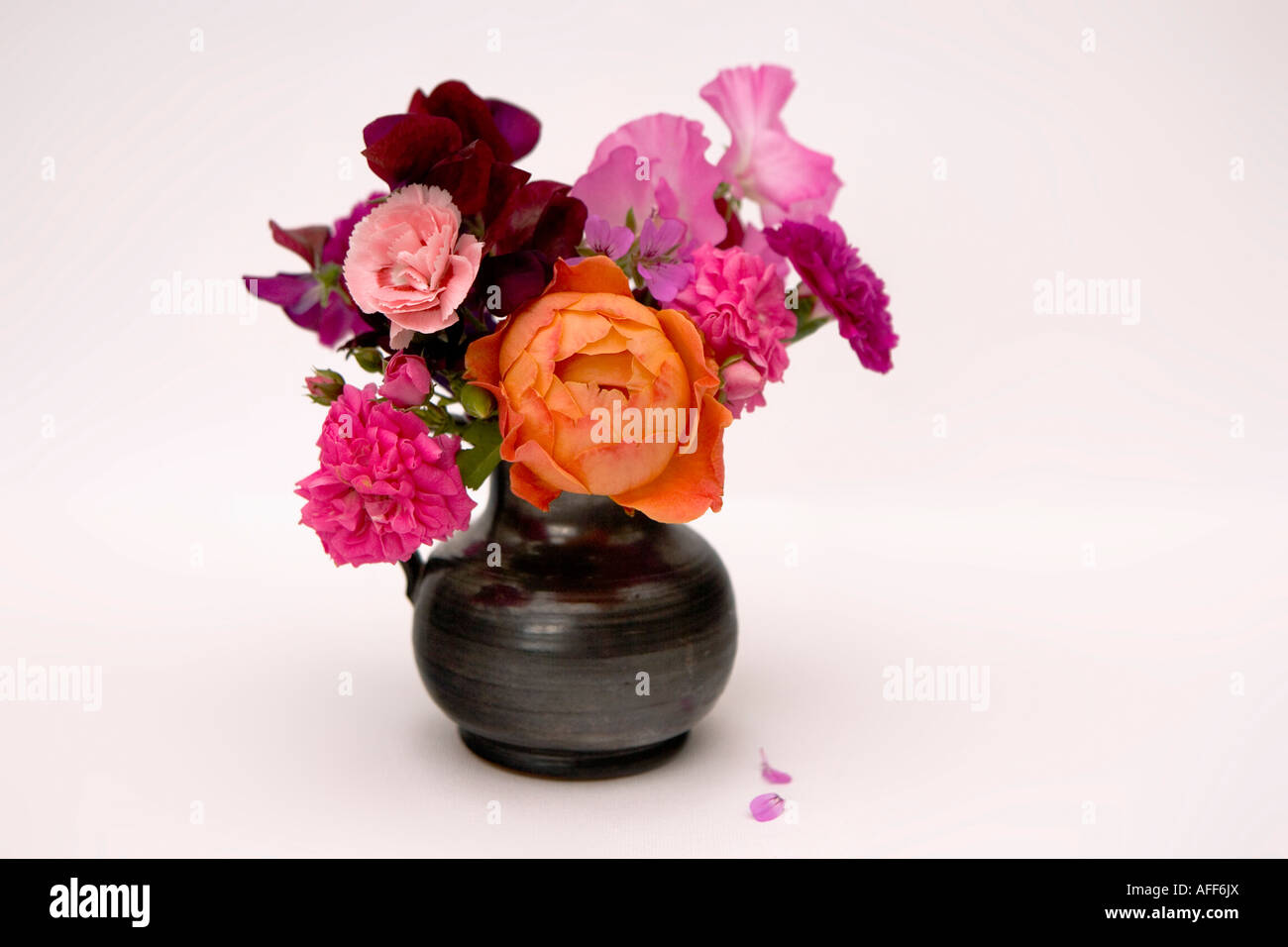 Vase of flowers Stock Photo