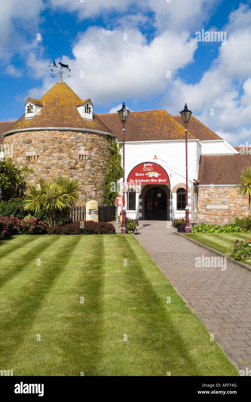 dh Living Legend ST PETERS JERSEY Jersey experience building entrance Stock Photo