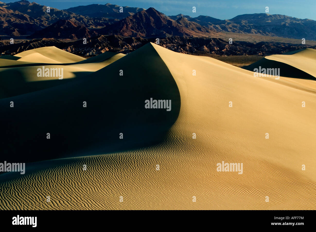 Death Valley Sand Dunes Stock Photo - Alamy