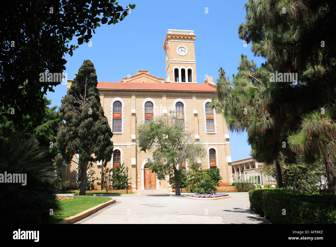 Campus of The American University of Beirut AUB Lebanon Stock Photo Alamy