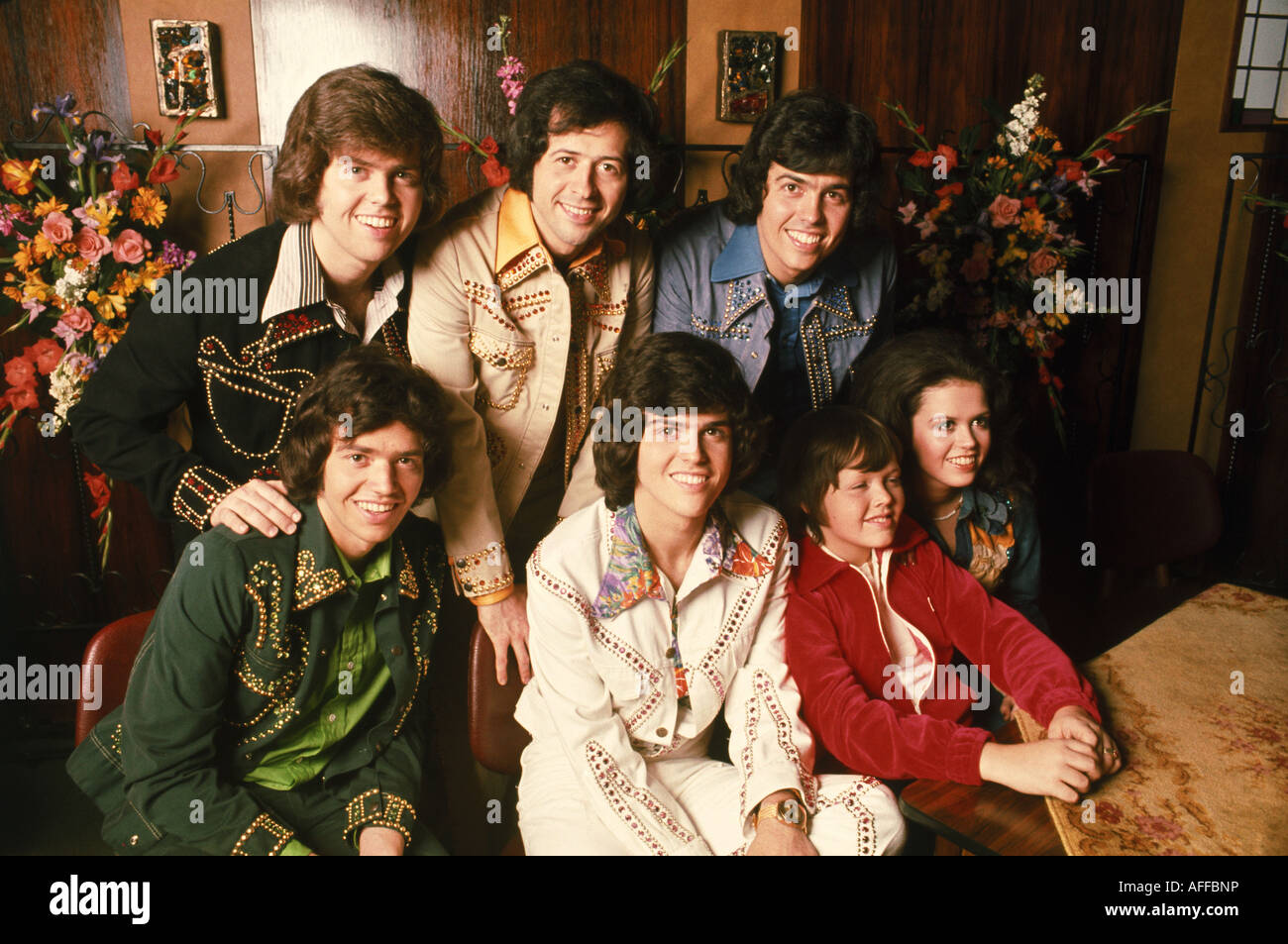 THE OSMONDS - US group about 1972 Stock Photo