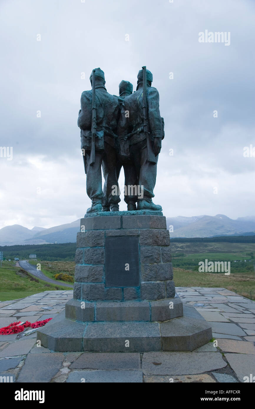 The Commando Memorial at Spean Bridge Scotland Stock Photo - Alamy