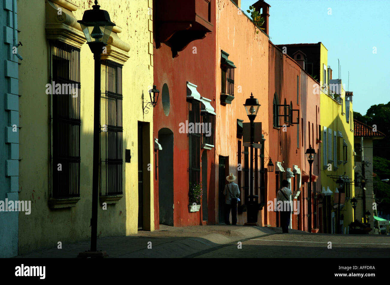 Cuernavaca Street Scene, Mexico Stock Photo