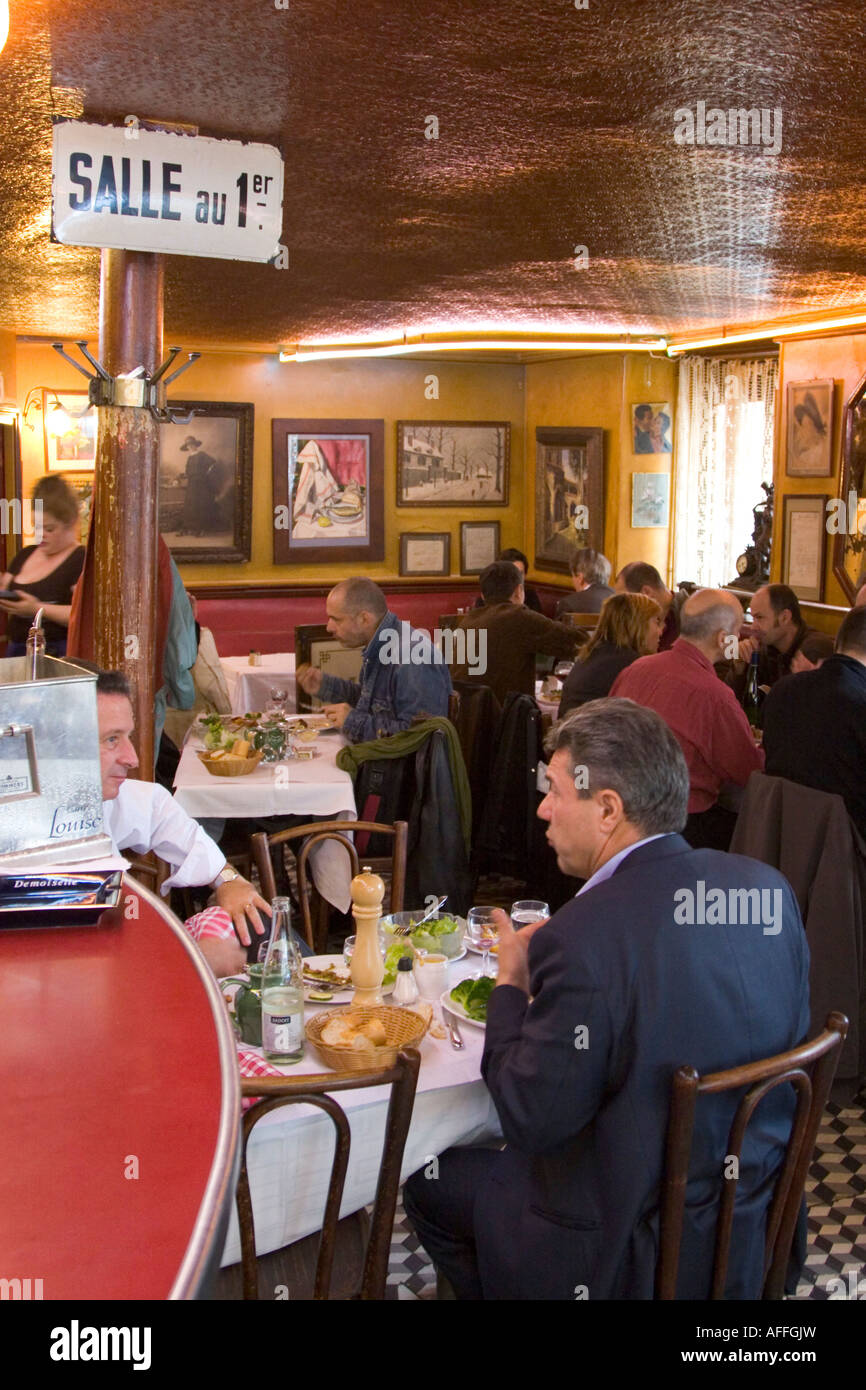 Chez Paul Restaurant near Bastille in Paris France Stock Photo