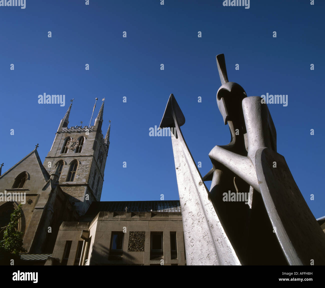 Southwark Cathedral, The Cathedral and Collegiate Church of St Saviour and St Mary Overie, Southwark, London Stock Photo