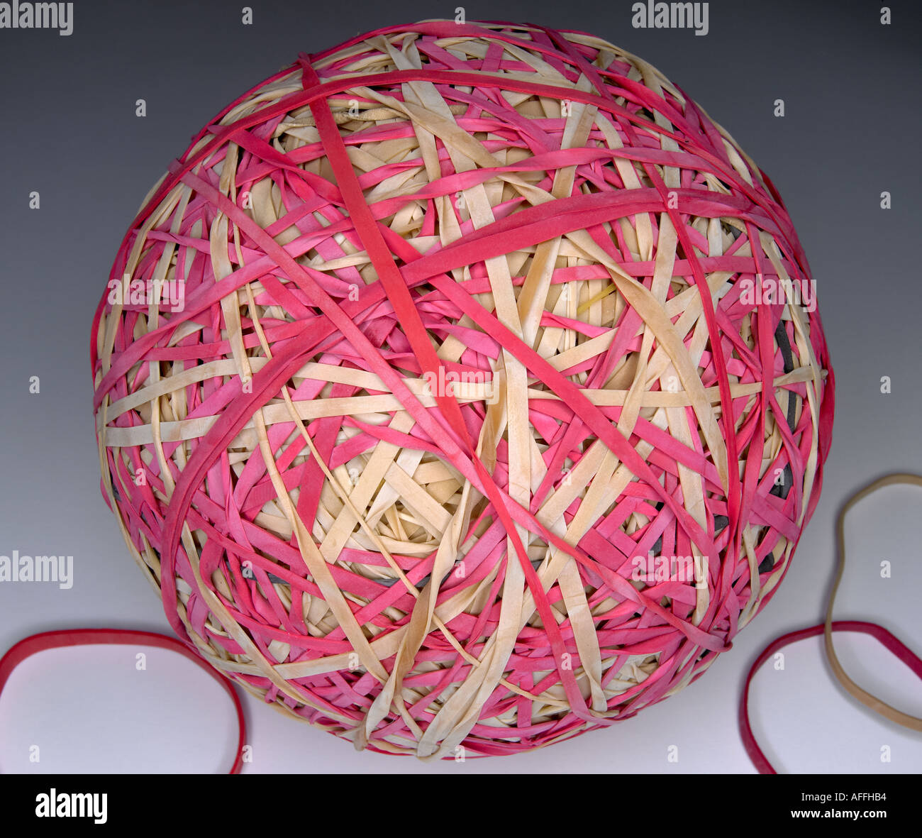 rubber band ball Stock Photo Alamy