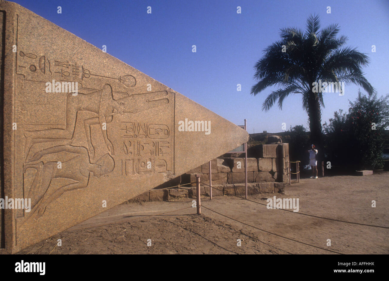 The Top Of An Obelisk Stock Photo Alamy