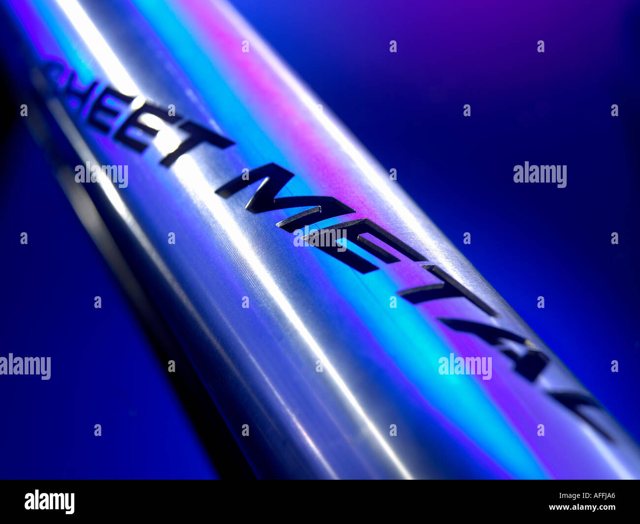 sheet metal roll Stock Photo