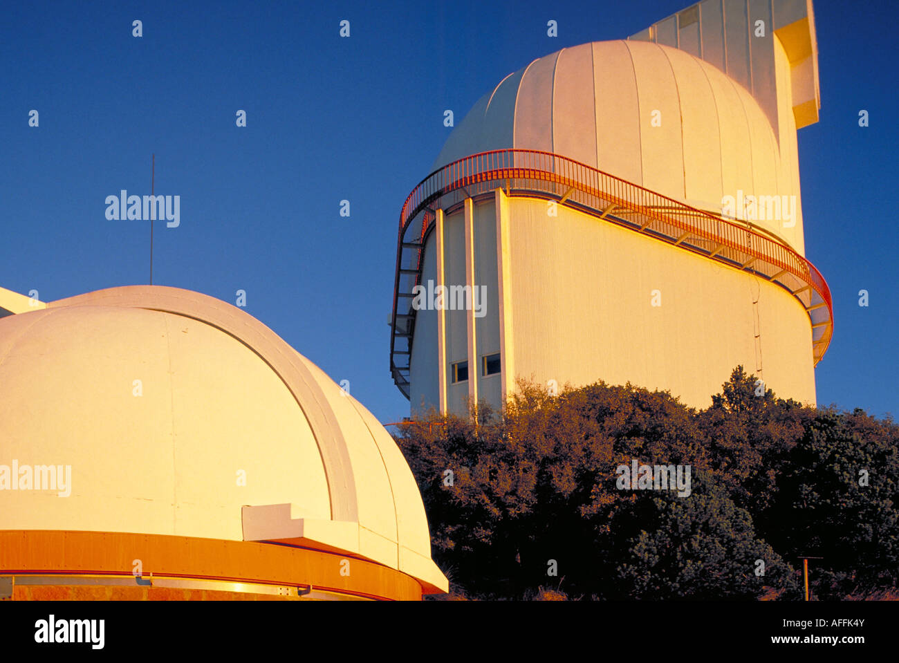 Elk228 6822 Texas West Texas McDonald Observatory telescope domes Stock