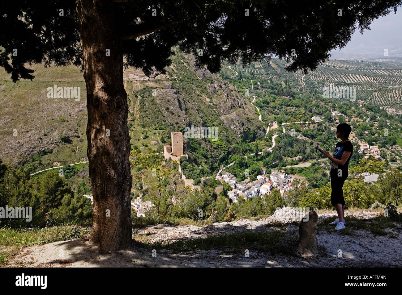 view of cazorla natural park of cazorla and the villas jaen Andalusia Spain Stock Photo