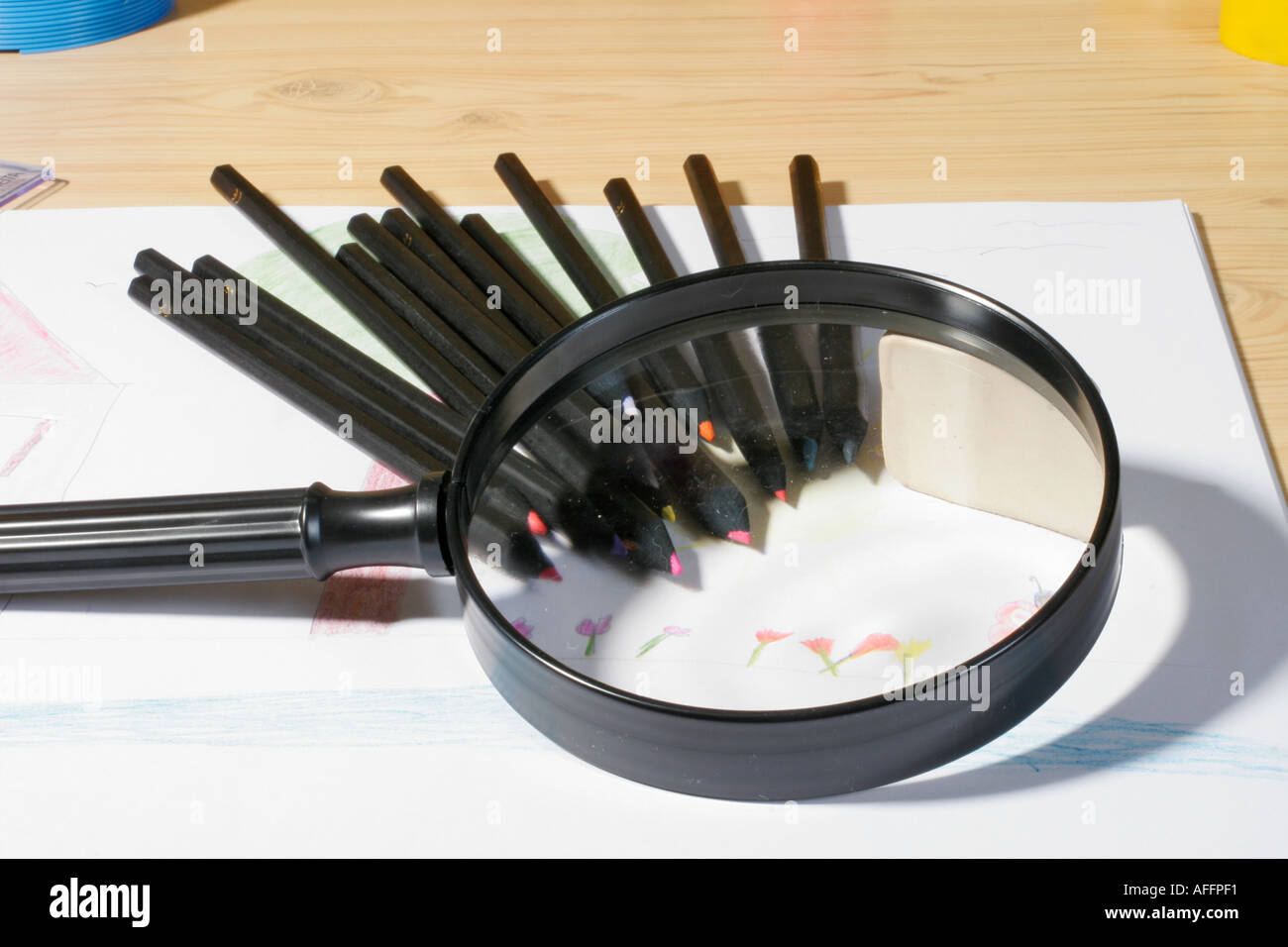 Pencil distortion hi-res stock photography and images - Alamy