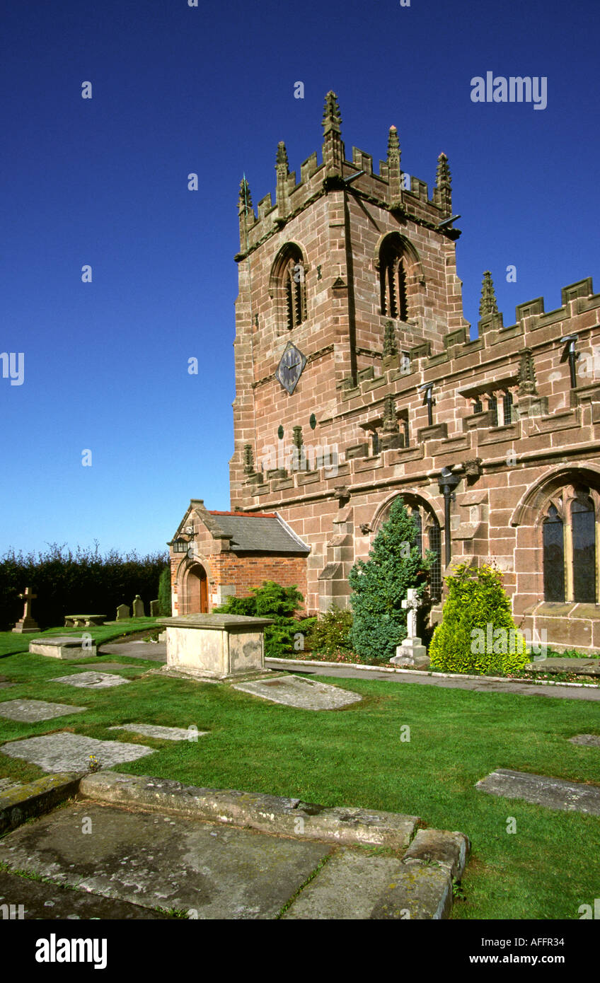 South Cheshire Marbury St Michaels parish Church Stock Photo 4549427