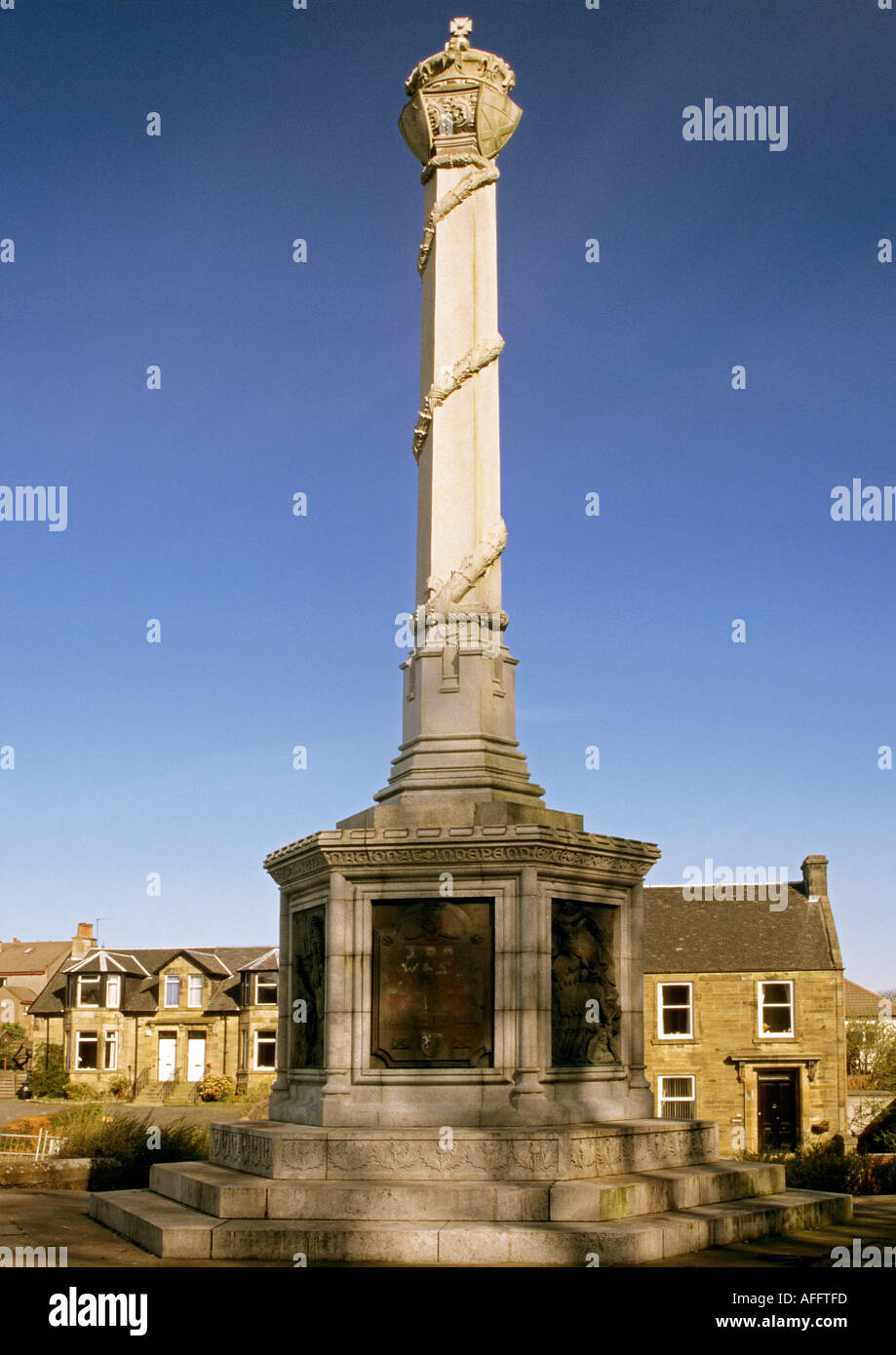 Monument to Sir William Wallace at Elderslie Stock Photo
