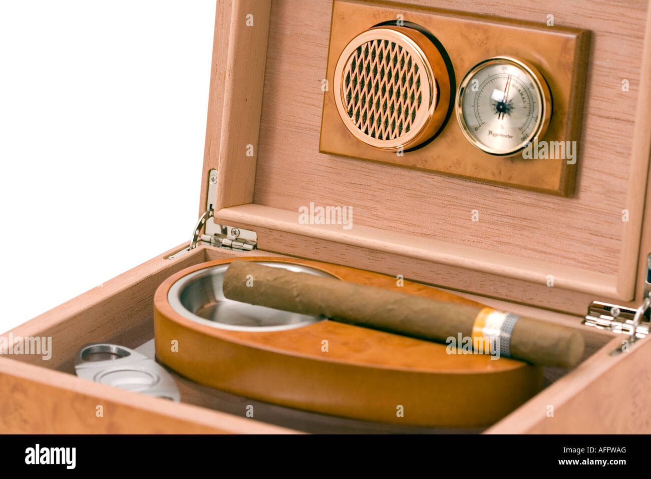 gift set posh luxury style wooden cigar box Stock Photo Alamy