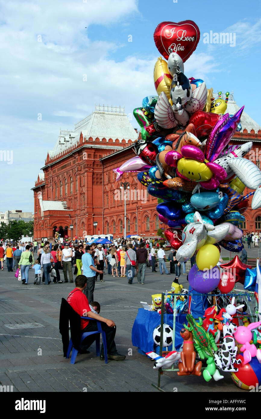 I love you at Red Square, Moscow Stock Photo