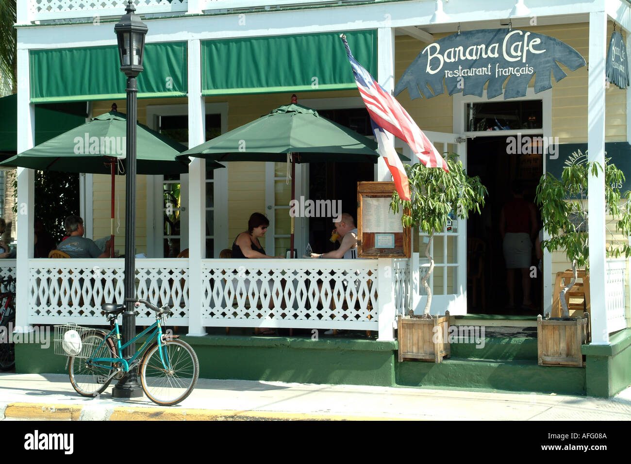 Key West The Keys fl southern Florida USA Banana Cafe Stock Photo Alamy