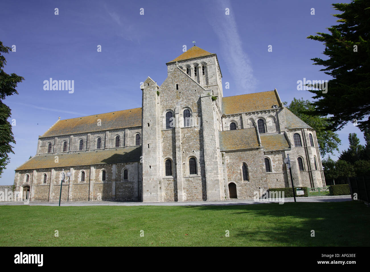 french romanesque lessay france