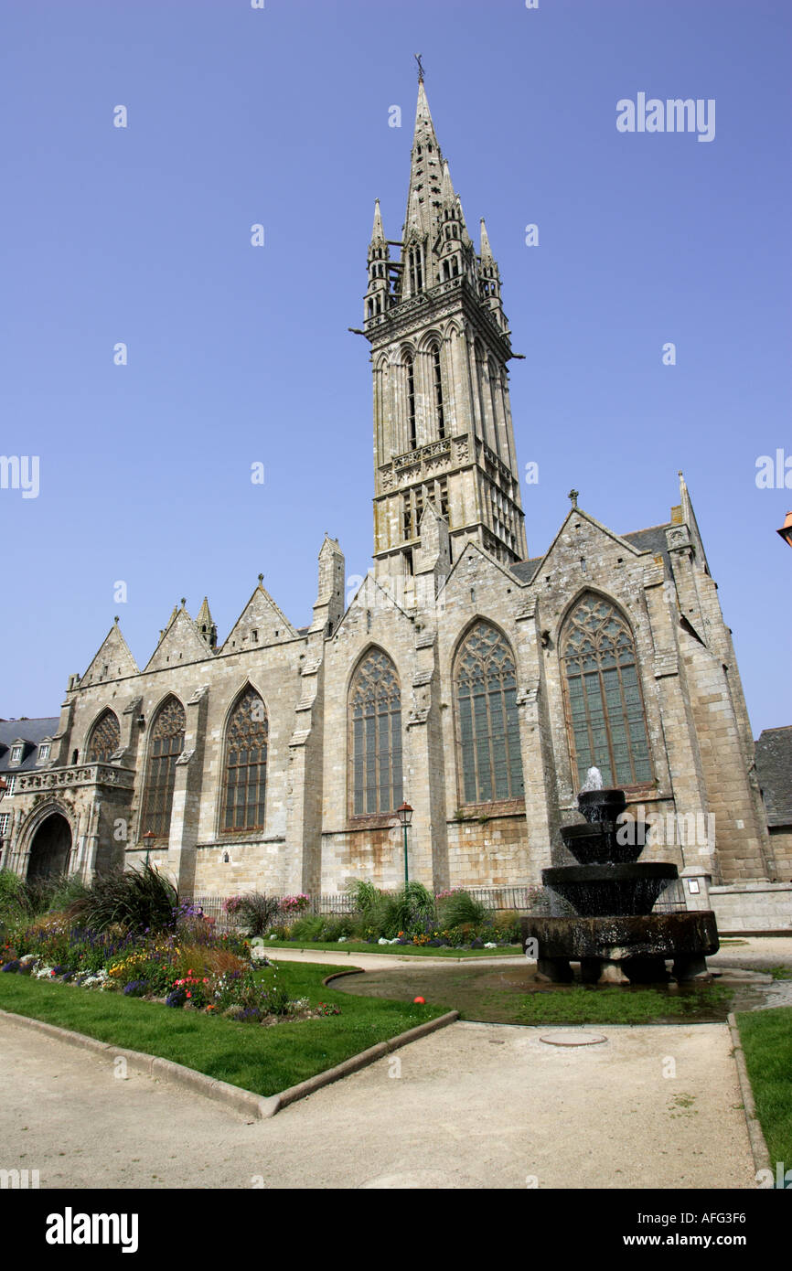 Chapelle Notre Dame St Pol de Leon Brittany France Stock Photo