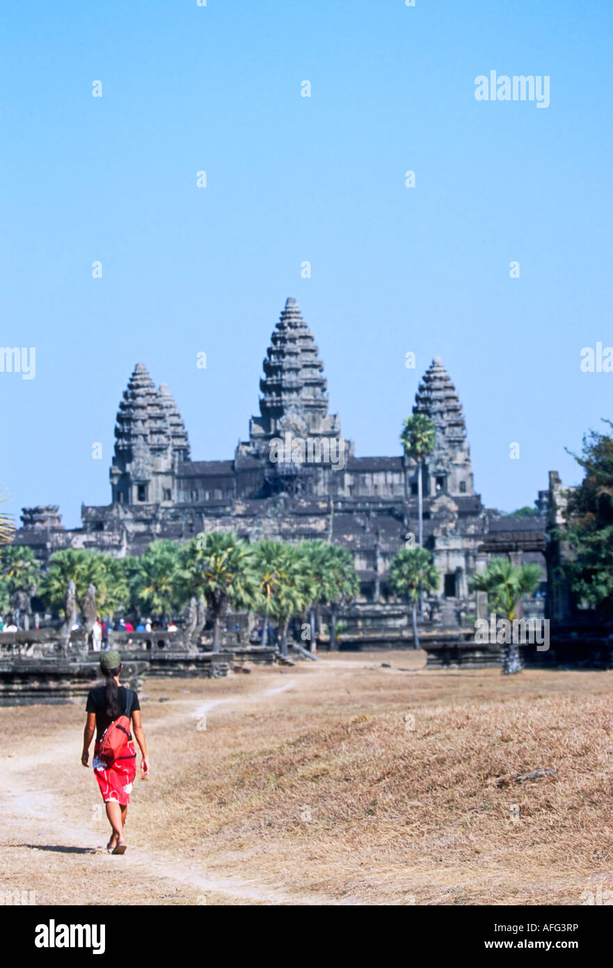 Angkor Rp Cambodia, Siem Reap Province, Angkor Archaeological Park, Angkor Wat ...