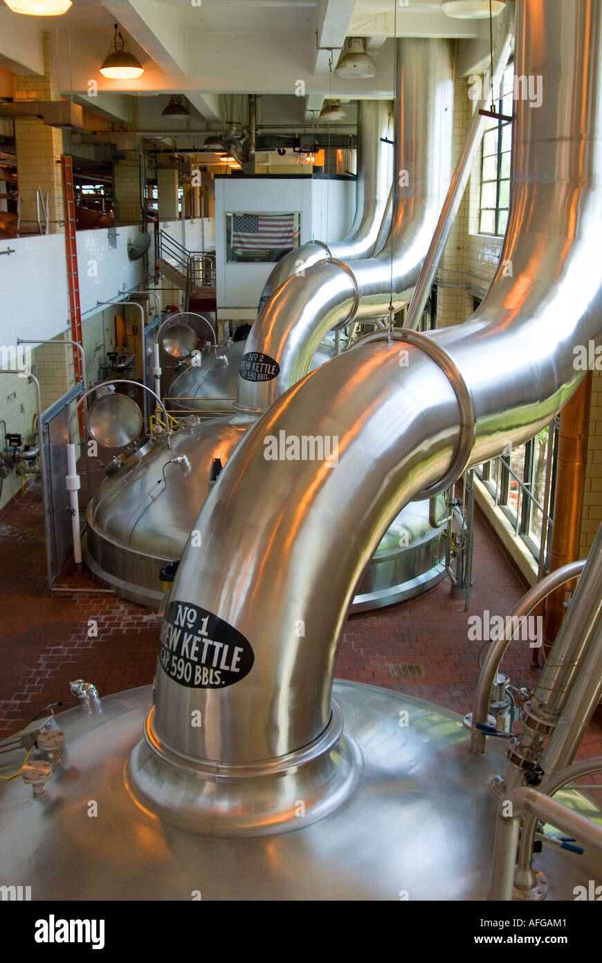 Miller Brew Kettles, Milwaukee, Wisconsin, USA Stock Photo Alamy