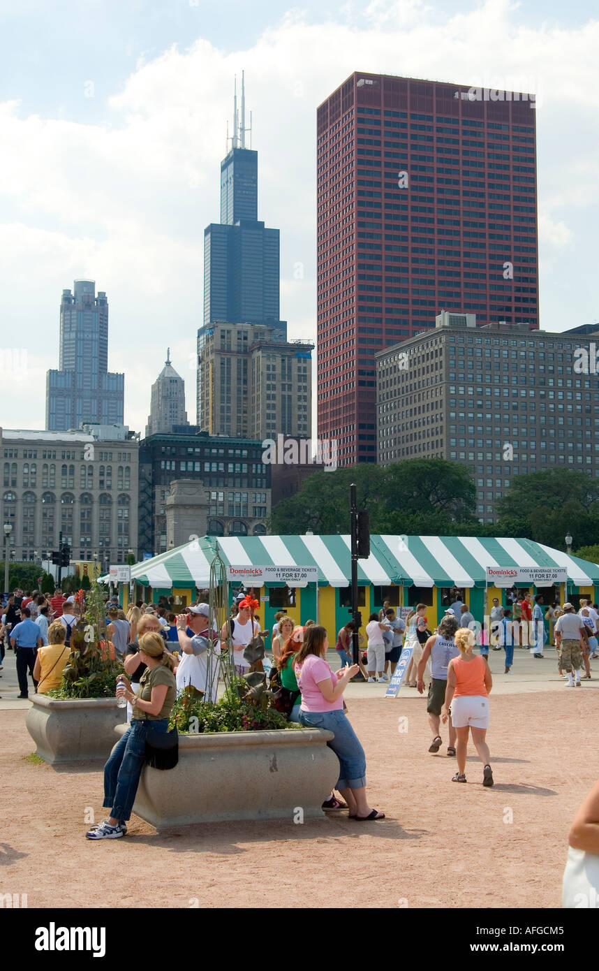 Taste of Chicago which is an annual food festival held at Grant Park