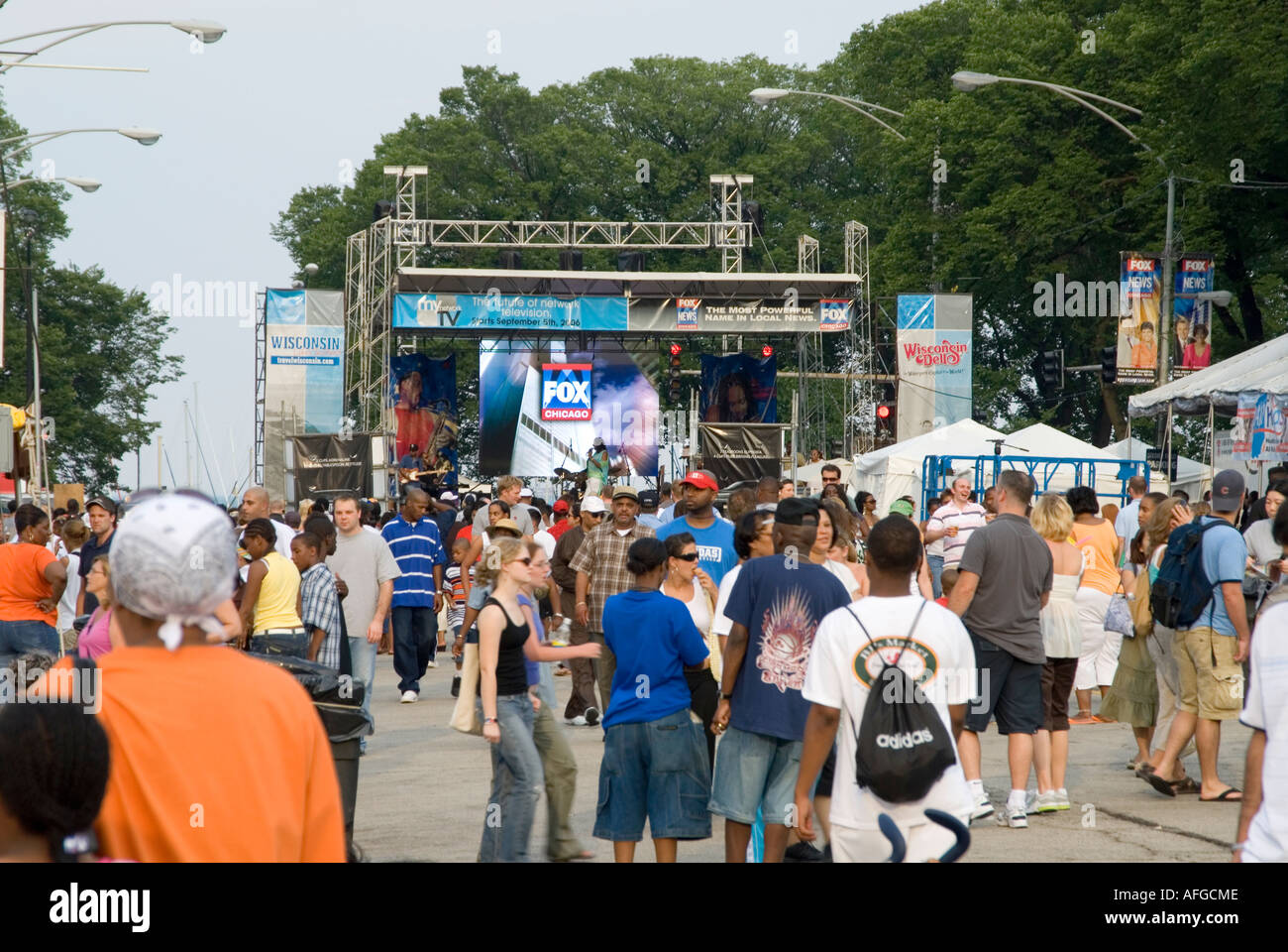 Taste of Chicago Stock Photo Alamy