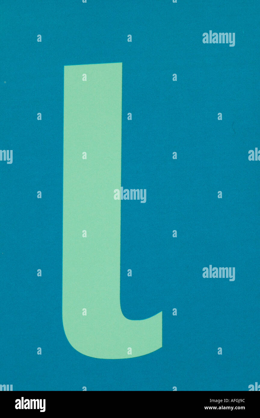 the letter l Stock Photo - Alamy