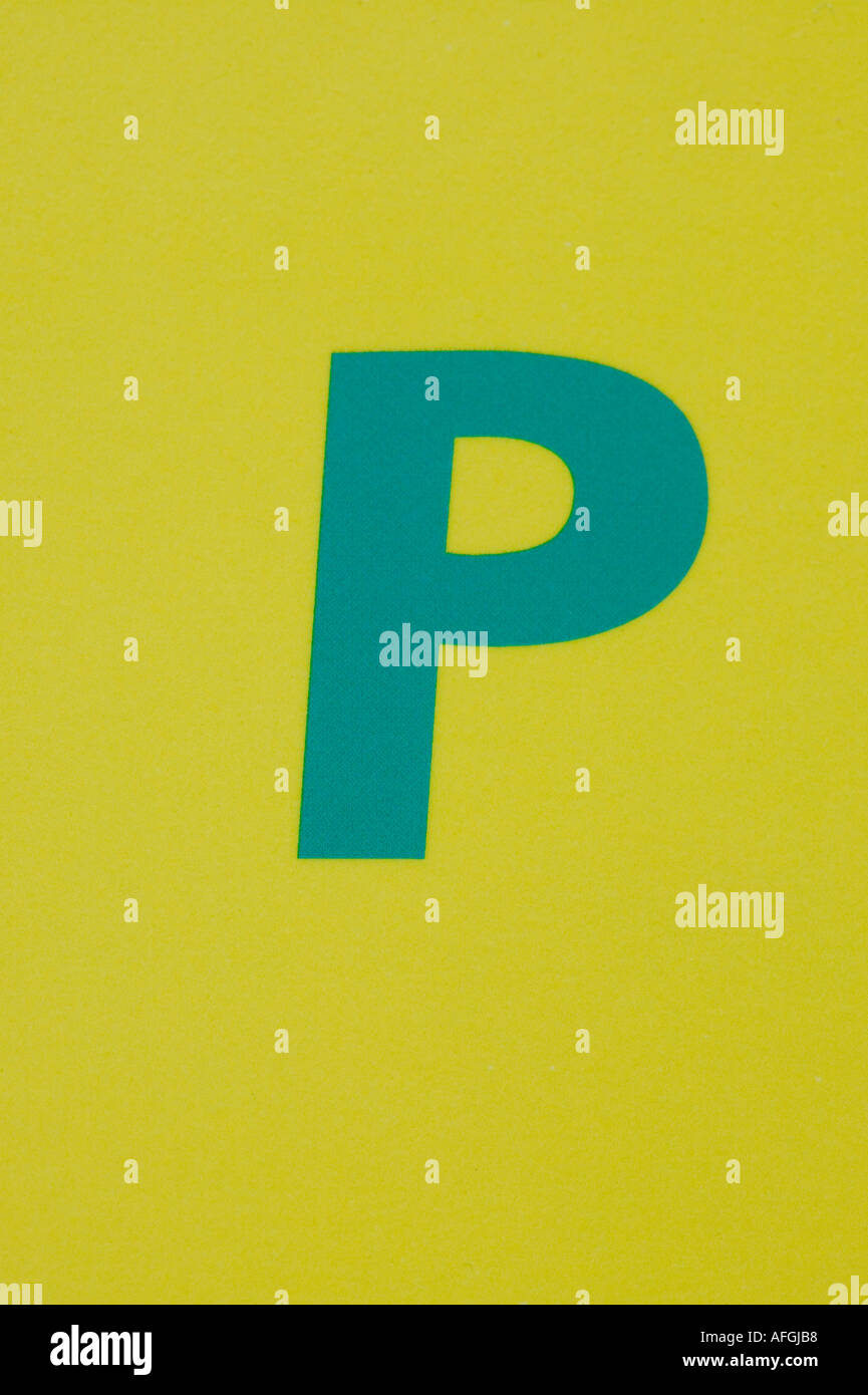 Phonetic Alphabet Letter P