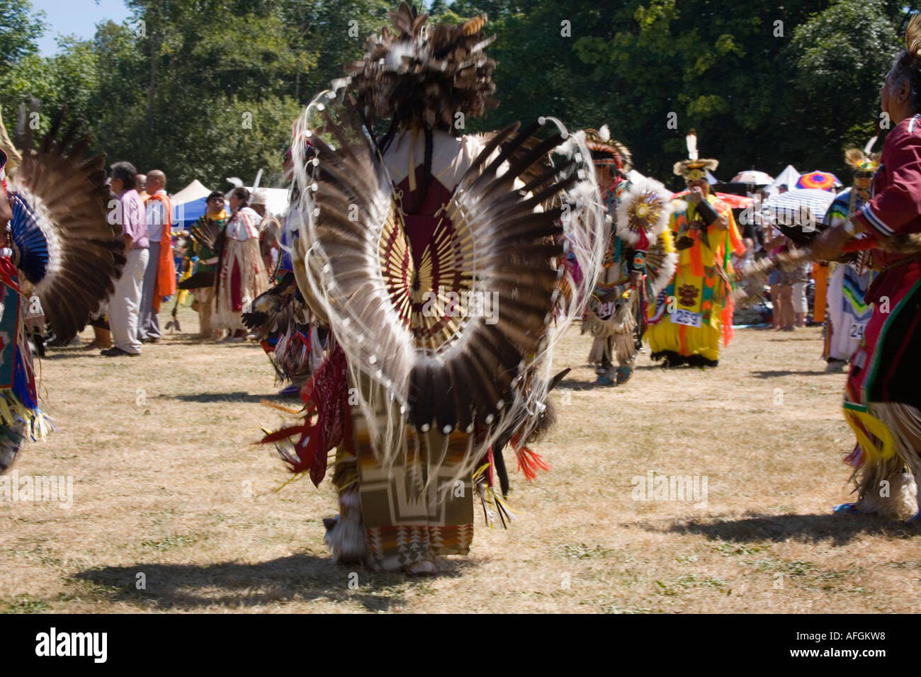 Native American Indian powwow Seattle Washington Stock Photo Alamy