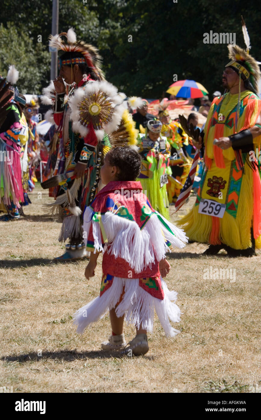 Native American Indian powwow Seattle Washington Stock Photo Alamy