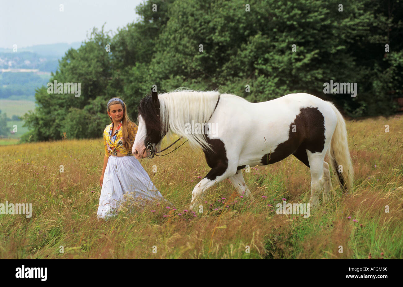 Piebald human hires stock photography and images Alamy