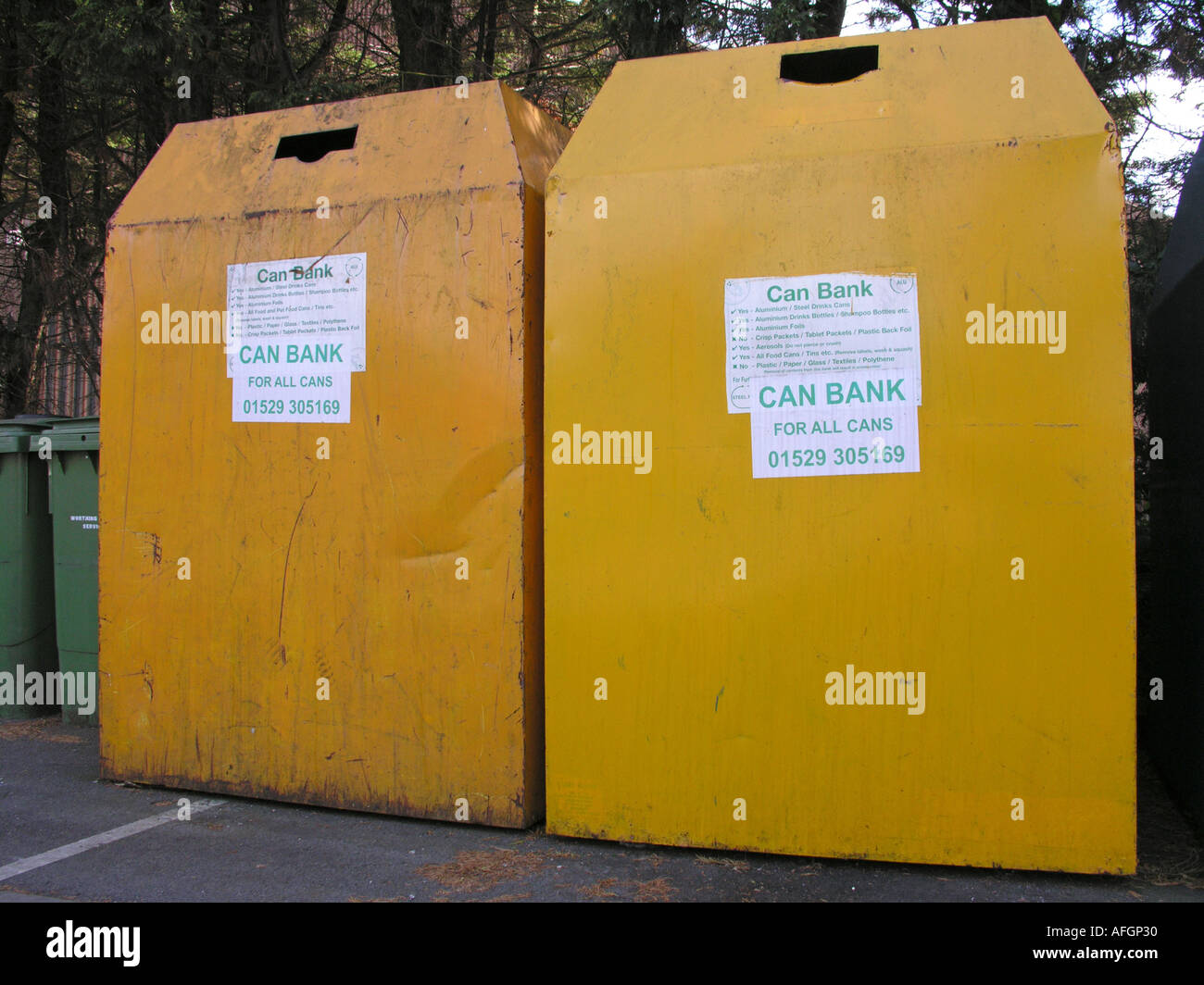 recycling centre recycle facilities for cans and aluminium bottles