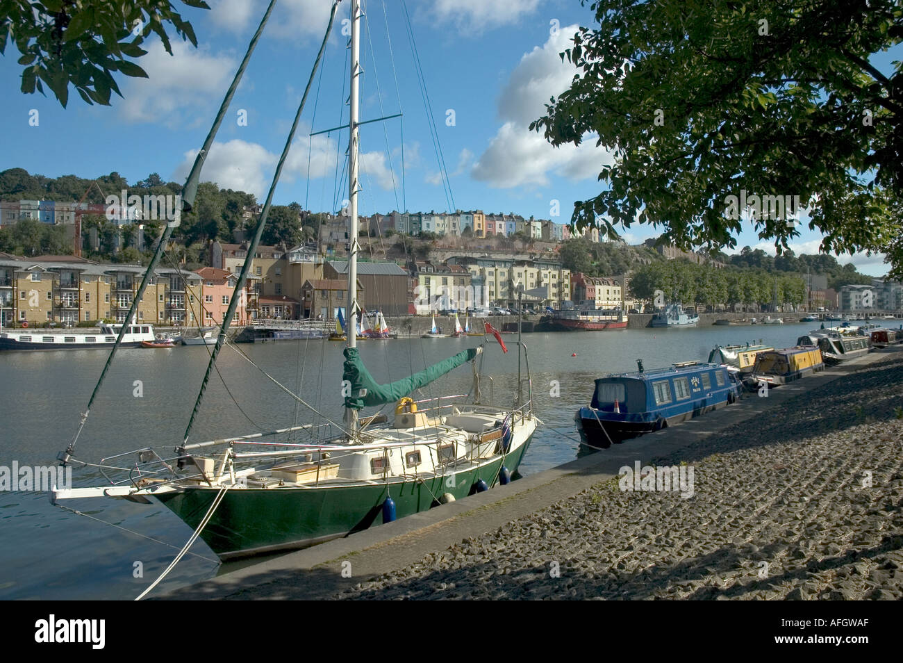 Baltic Wharf Floating Harbour Bristol Docks England Stock Photo Alamy