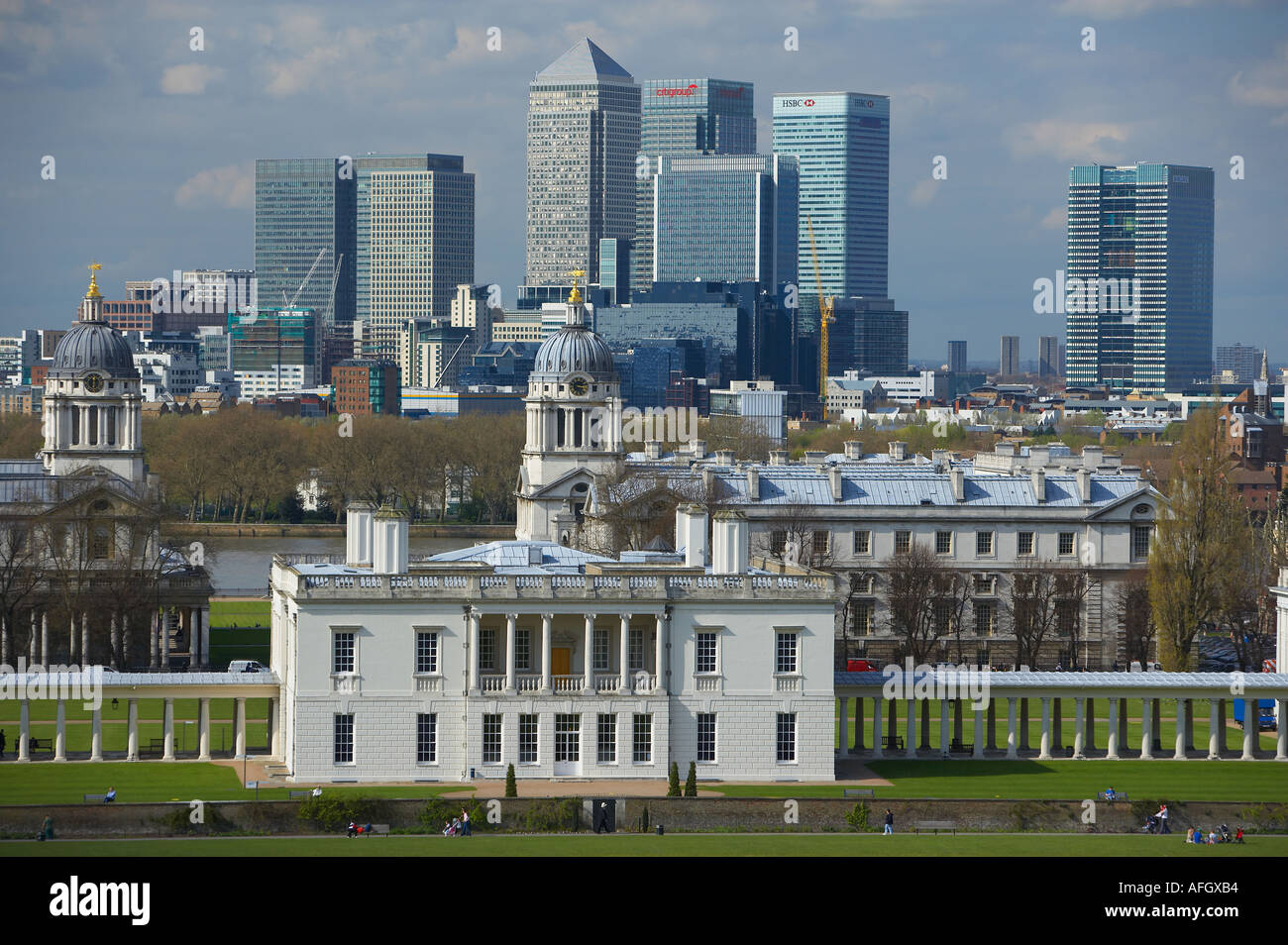 Greenwich Park the National Maritime Museum with the Queen s House and ...