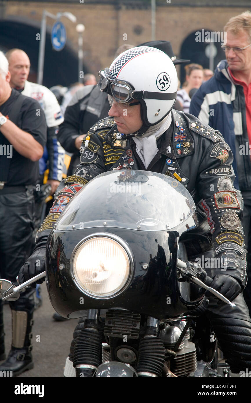 2007 Brighton Bikers Run from Ace Cafe, London, England, Britain, UK Stock Photo