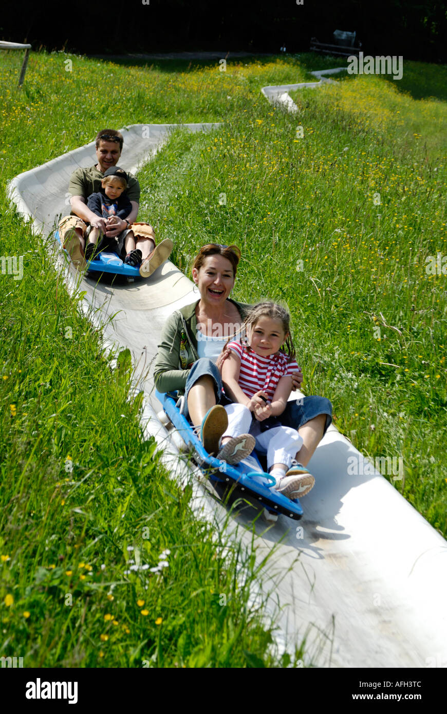 Summer Toboggan Run Stock Photos & Summer Toboggan Run Stock Images Alamy