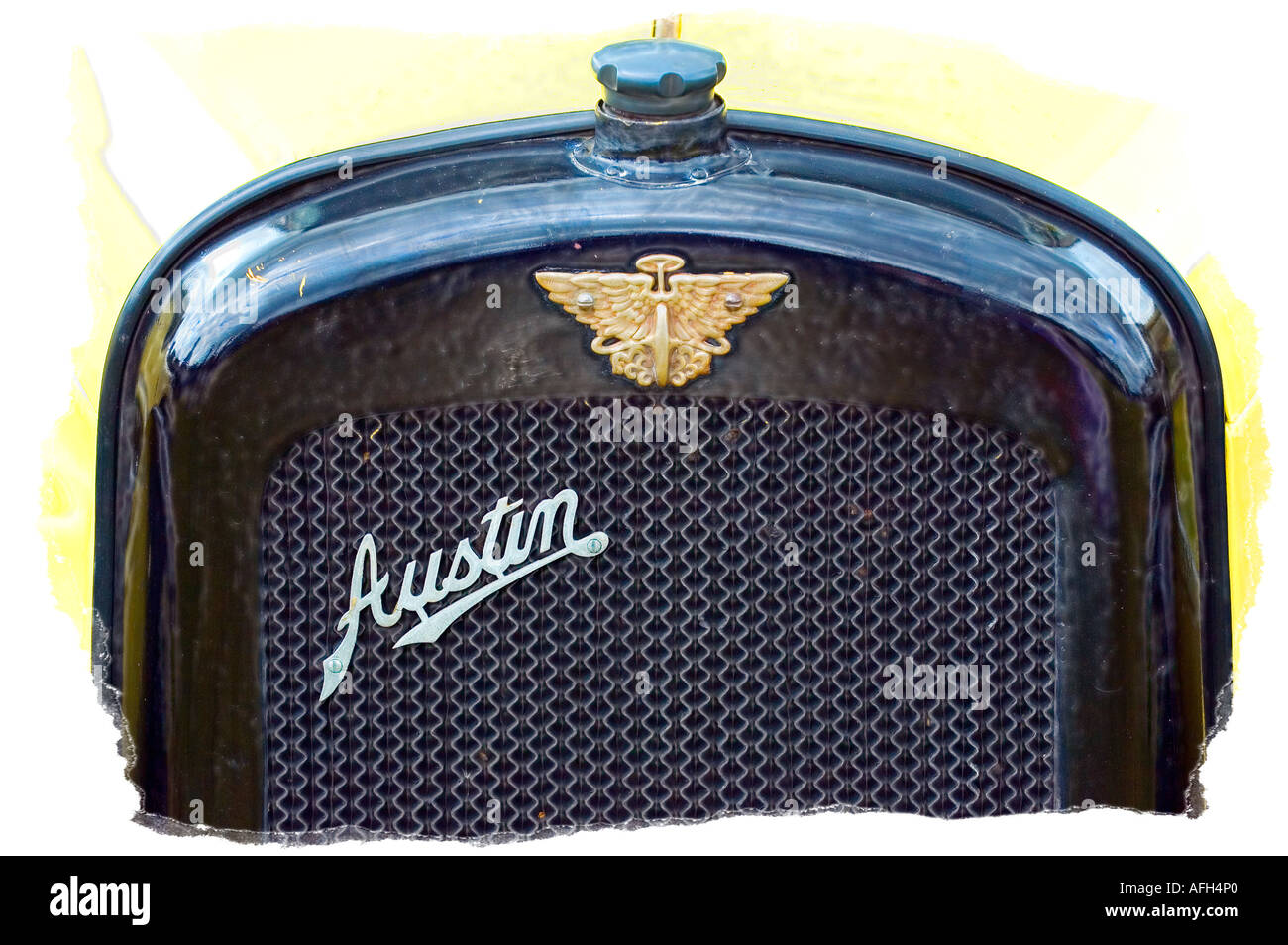 Austin Radiator Detail Stock Photo Alamy