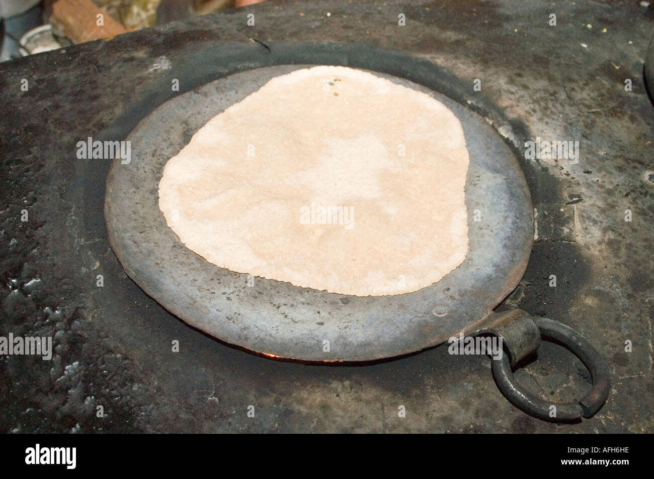 Making chapati in oven