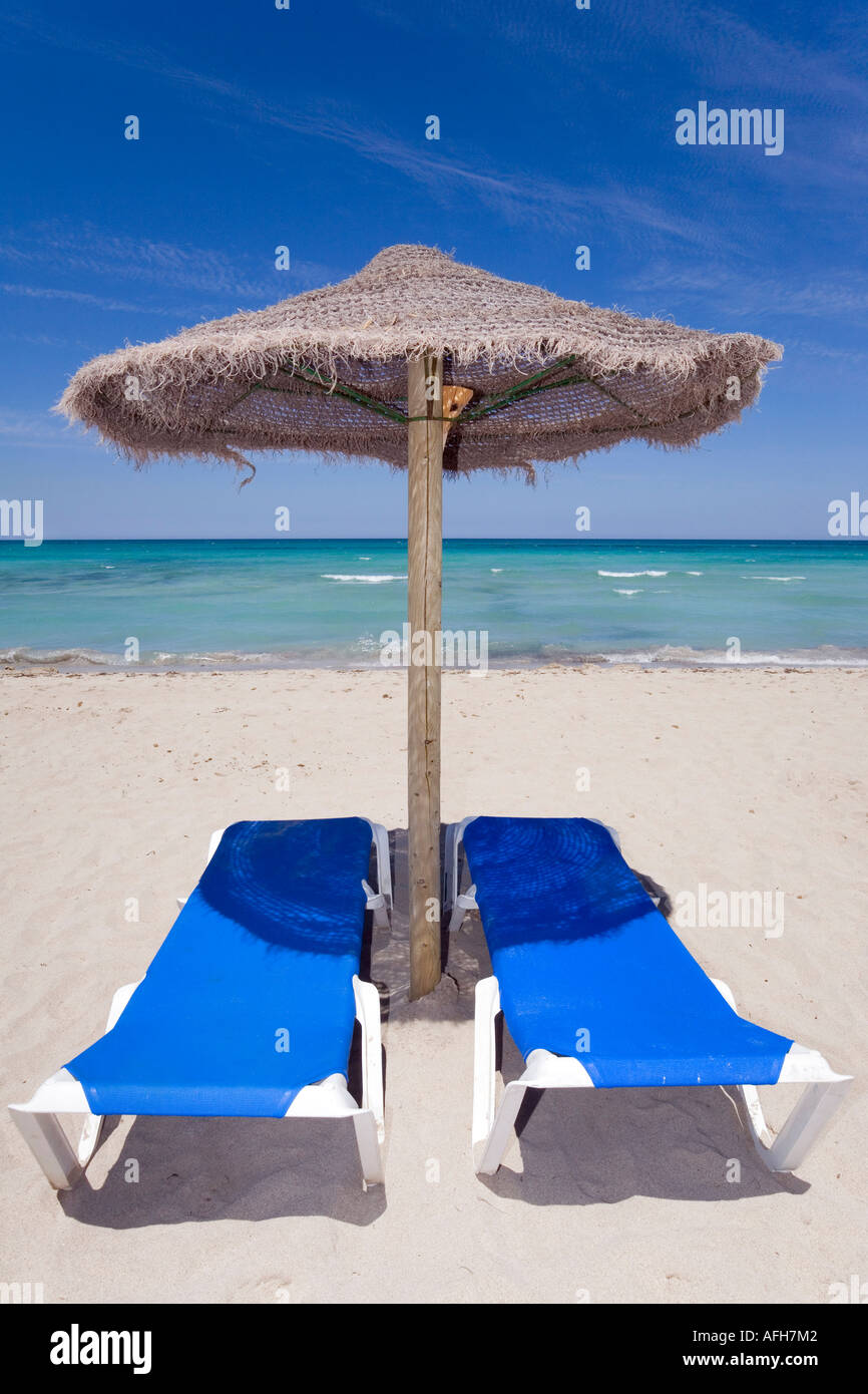 holidays on the beach Stock Photo