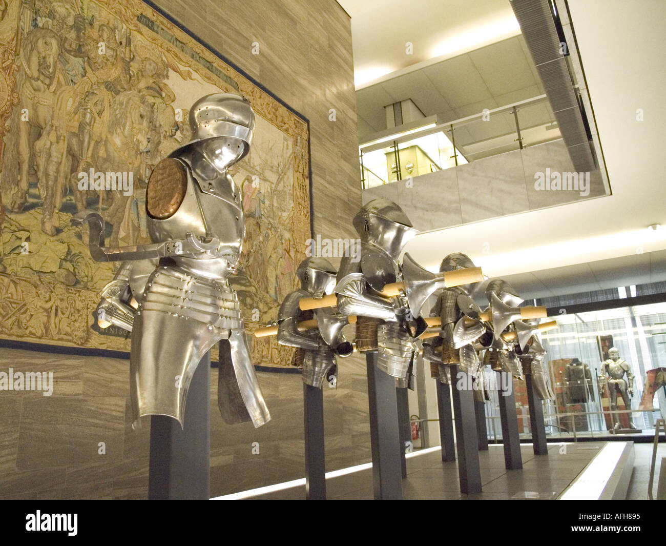 Germany Nuremberg National museum Knight metal armour Stock Photo - Alamy