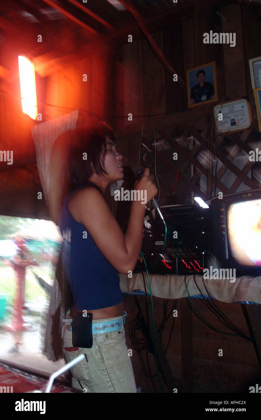 Cambodia prostitute A young Cambodian prostitute sings karaoke in a roadside bar in Koh Kong,  Cambodia Stock Photo - Alamy