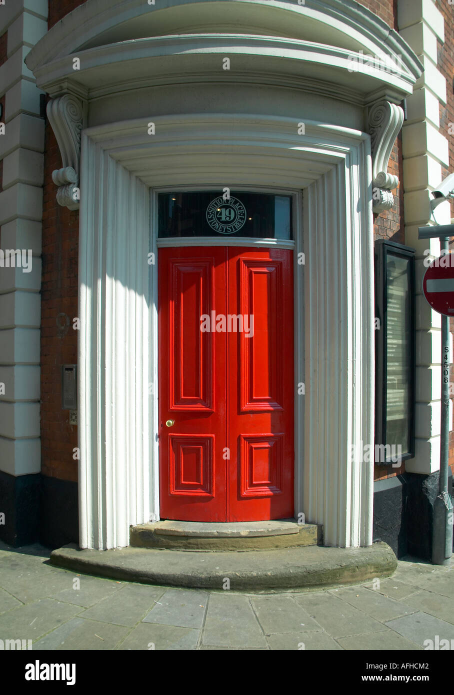 Door in Nottingham Stock Photo Alamy