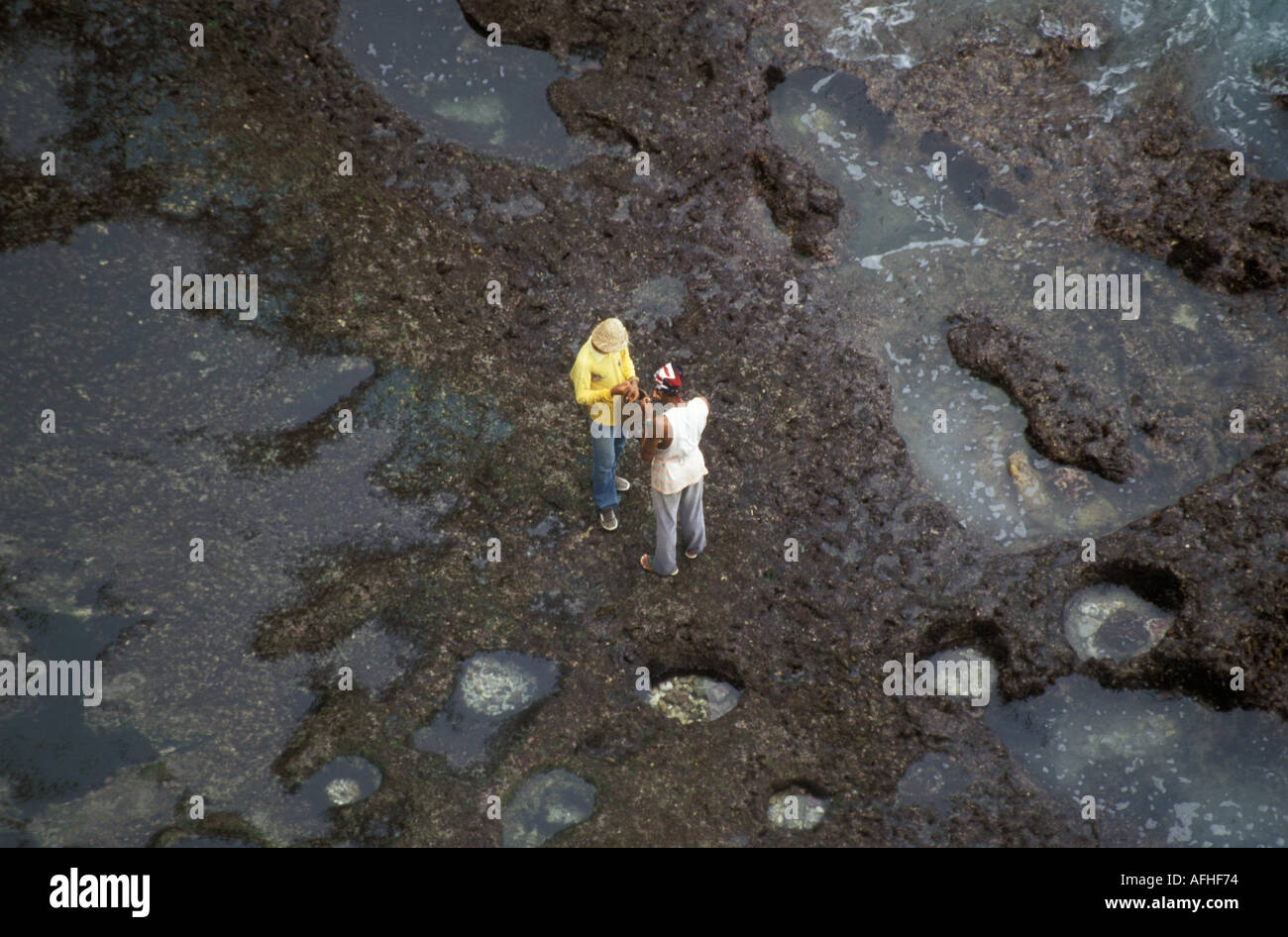 Watu Fish Aerial view line fishing hi-res stock photography and images - Alamy