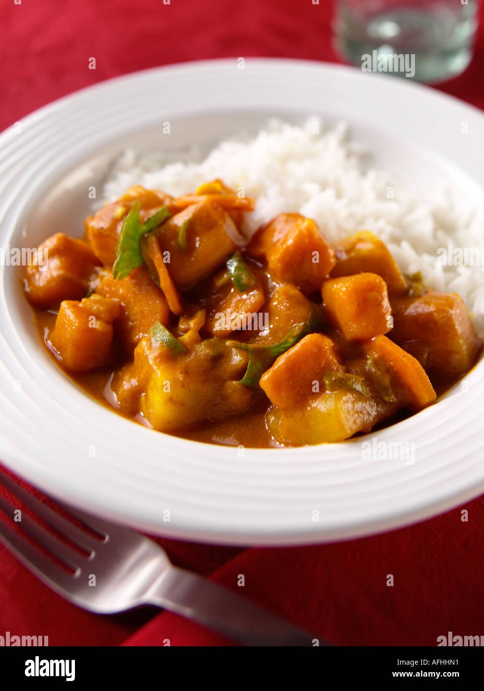 Root vegetable curry Stock Photo Alamy