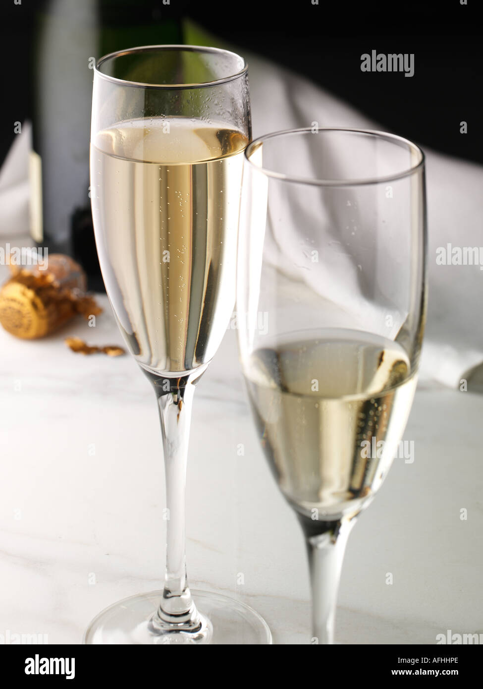 French champagne glasses hi-res stock photography and images - Alamy