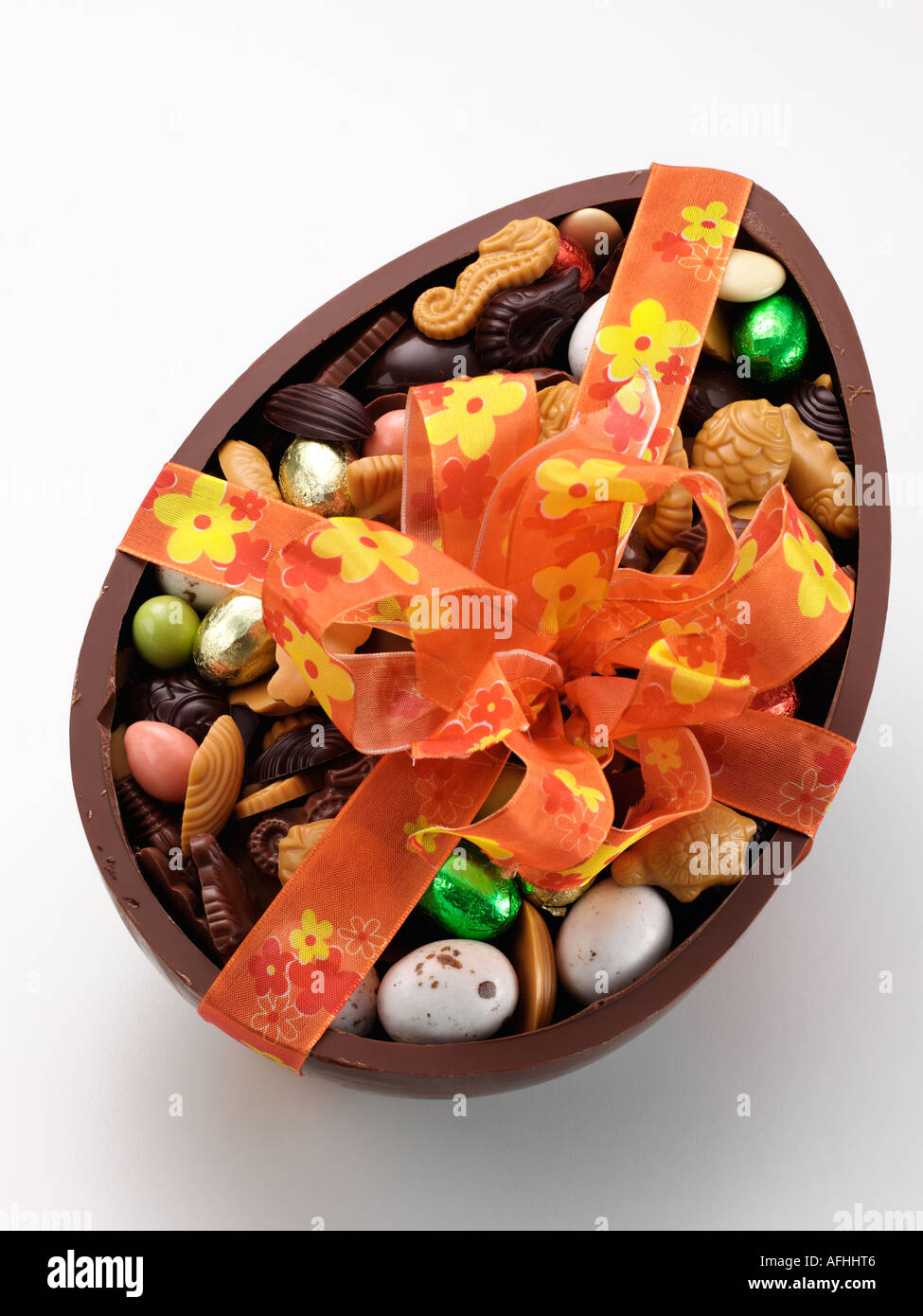 French chocolate Easter egg Stock Photo Alamy
