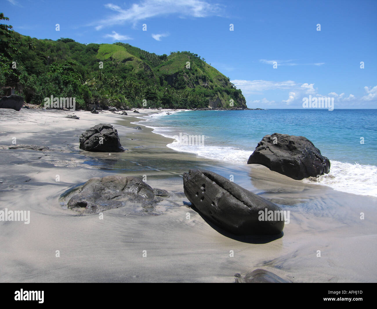 Beach in Ende Flores Indonesia Stock Photo Alamy