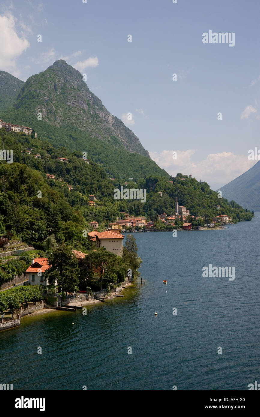 SAN MAMETE VILLAGE VALSOLDA ON LAKE LUGANO NORTHERN ITALY NEAR ITALIAN