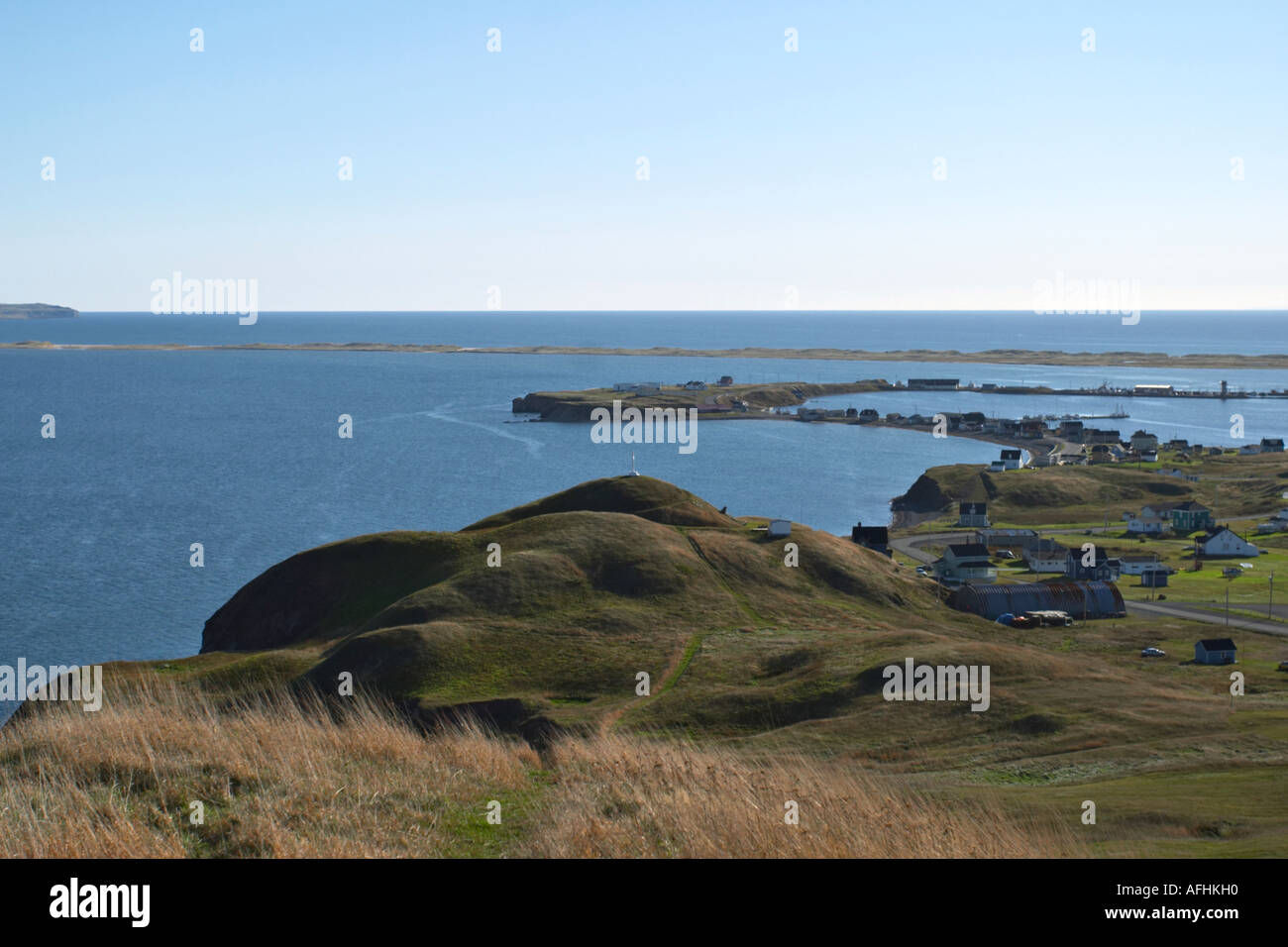 Shoreline of Magdalen Islands Stock Photo