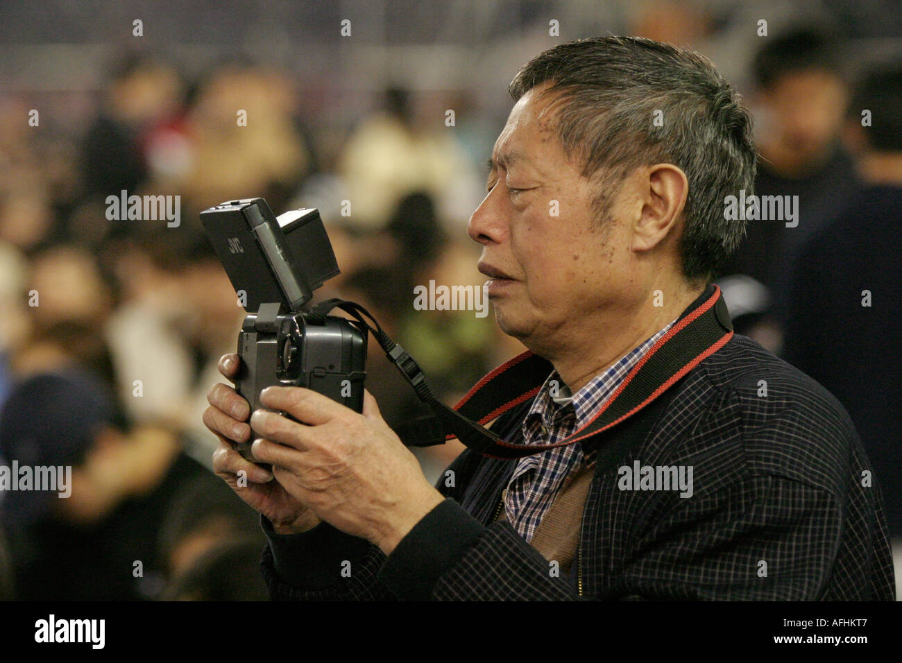 West Lake Expo, Hangzhou, China: Opening cremony of the West Lake Expo in Hangzhou's large sports arena Stock Photo